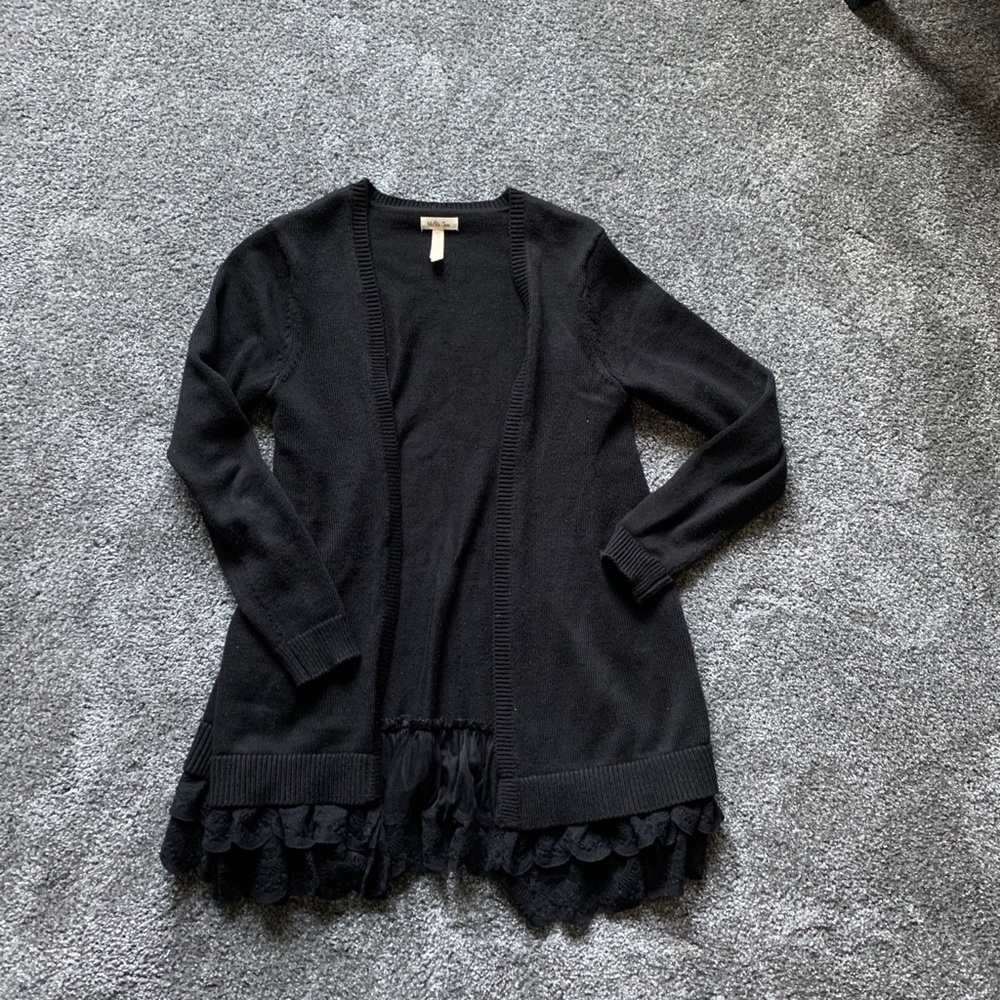 Women’s size small Matilda Jane black cardigan